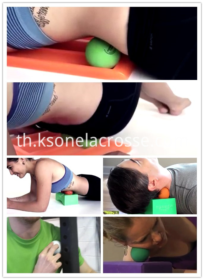 การใช้บอลลูน massage ball use
